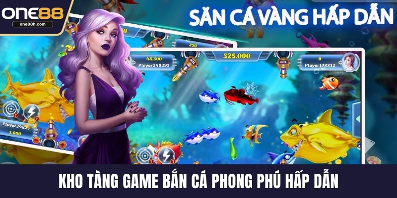Kho tàng game bắn cá phong phú hấp dẫn